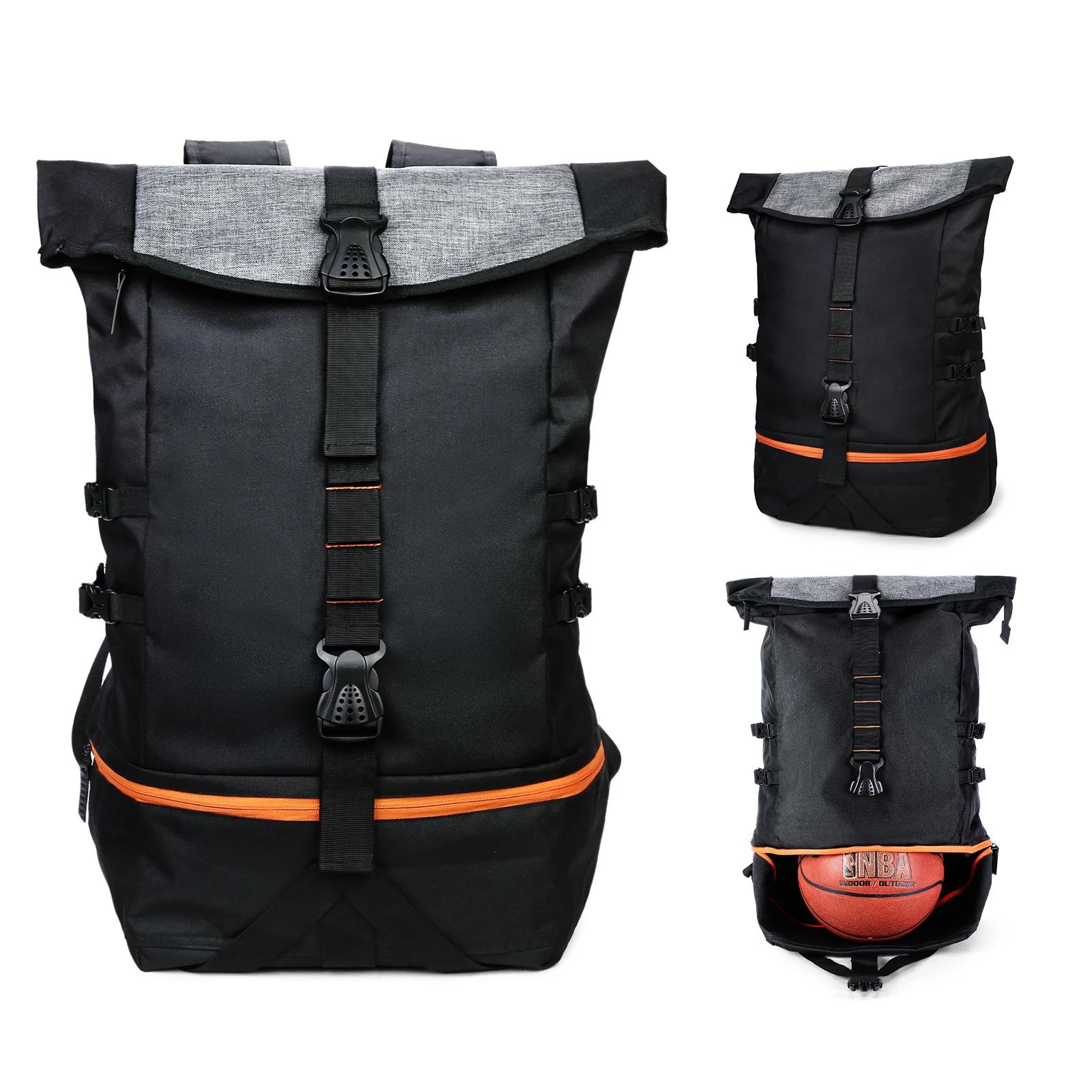 Mochila de basquete com compartimento de bola separado para homens, grande bolsa esportiva, equipamentos esportivos, futebol, voleibol, viagem - Image 1