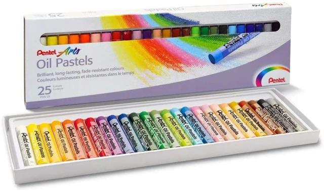 Giz Pastel Oleoso Pentel: Cores Vibrantes e Criatividade Sem Limites