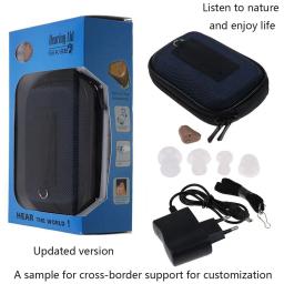 Orelha recarregável Ocultado Aparelho Auditivo, Optimal Volume Ajustável, Amplificador De Fala De Áudio, Ferramentas De Cuidado Da Orelha Idosos - Image 5