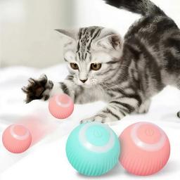 Bola mágica rolante automática para gato, Brinquedos inteligentes interativos, Acessórios para jogos internos, Brinquedo interat - Image 5