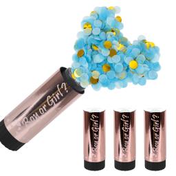 Confetes biodegradáveis para revelar sexo, festa de casamento, aniversário, baby shower, 4pcs - Image 5
