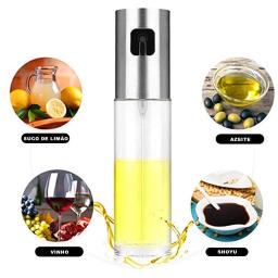 Spray 100Ml Pulverizador Vidro Borrifador Azeite Vinagre Essenciais De Cozinha Multiuso - Image 2