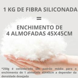 Fibra Siliconada Pura 100% Virgem - Para Diversos Tipos De Enchimento - 1 Kg - Image 1