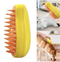 3 Em 1 Escova A Vapor Para Gato - Escova de Massagem- Removedor De Pêlos- Penteador de Animais De Estimação - Neverdie Store - Image 4