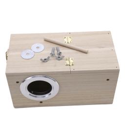 Criação De Madeira Pet Bird House, Ninho De Periquito, Budgie House, Agapornis, Papagaios, Caixa De Acasalamento - Image 6