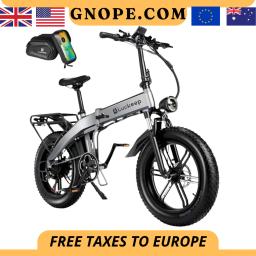 Bicicleta elétrica para adultos, dobrável E-Bikes, Fat Tire Ebikes, 1200, 1400W pico, 28MPH, 60 milhas, 720WH bateria, 20x4.0, quente - Image 1