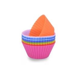 Forma De Silicone Para Cupcake Bolo E Muffin Assadeira Antiaderente Com 12 Cavidades Durável E Flexível Ideal Para Confeitaria - Image 5