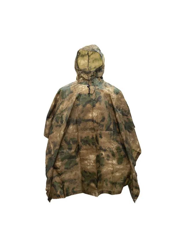 Menfly-Jaqueta de chuva de camuflagem tática impermeável para caça, Impermeável Camo Militar Masculino para Mulheres, Poncho Atacs Fg, Moss ATFG