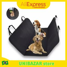 Capa Impermeável Para Banco Traseiro Carro Pet Almofada para Cães Gatos de todos os tamanhos Confortável Prática Assento - Image 1