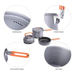Fire Maple-Camping Panelas, Utensílios, Pratos, Acampamento Cooking Set, Caminhadas, Trocador de Calor Pot, Chaleira, Louça Turismo ao ar livre, FMC-FC2 - Image 3