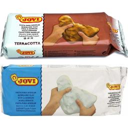 Jovi-ar seco massas para modelar, cor blanco y marrón, 250g, 500g, 1 quilo - Image 1