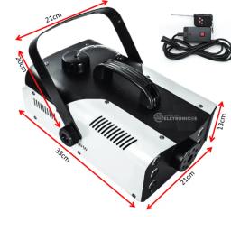 Maquina De Fumaça Profissional 6 Leds Rgb Possui Controle Reservatório 1 Litro LKY91200110 - Image 4