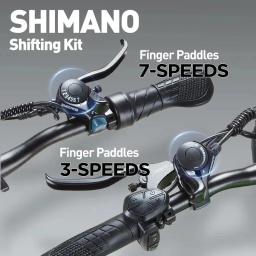 JINGHMA-R5 Bicicleta elétrica para homens, 1000W, 26 in, 4,0 pneus gordos, Ebike, 48V, bateria de lítio 14AH, 45KM, H, Mountain Motorcycl, Novo - Image 2
