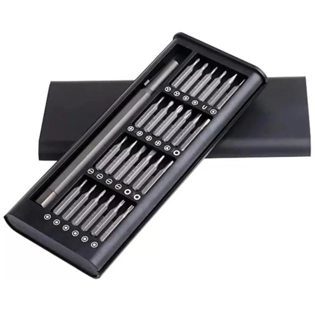 Conjunto de Chaves de Precisão 25 em 1 para Reparos e Manutenção Ideal