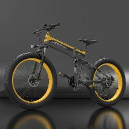 Lankeleisi-bicicleta dobrável elétrica, mountain bike, 1000w, 48v, 26 polegadas - Image 2