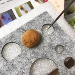 DIY sentiu modelo agulha feltragem Applique molde, cor cinza, Kit geometria, 8pcs - Image 3