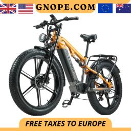 PULUMA-Bicicletas elétricas com pneu gordo, E-bike, motocicleta, 48V, 20Ah, potência máxima, motor 3000W, 55 kmph, VTT, 26x4, 0 - Image 1