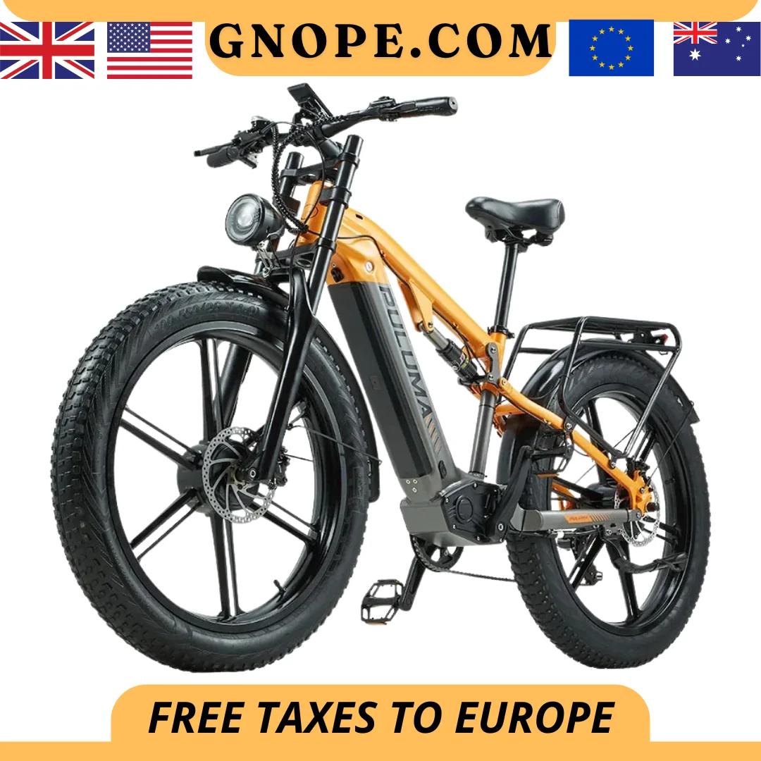 PULUMA-Bicicletas elétricas com pneu gordo, E-bike, motocicleta, 48V, 20Ah, potência máxima, motor 3000W, 55 kmph, VTT, 26x4, 0 - Image 1