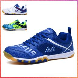 Lefus tênis masculinos tênis de badminton tamanho 36-45 mulher anti deslizamento de pouco peso tênis de mesa esportes sapatos de atletismo handebol - Image 1