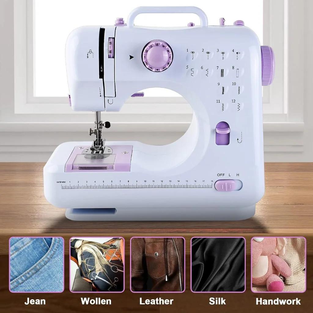Mini Máquina De Costura Multifuncional Doméstica Composta de 12 Pontos - Image 1