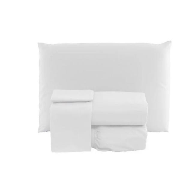 Lençol de Microfibra com Elástico para Cama Queen e Solteiro - Disponível em Várias Cores