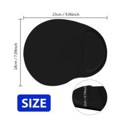 Ergonômico descanso de pulso mouse pad confortável suporte de pulso tapete antiderrapante de ratos macio mousepad para pc - Image 5