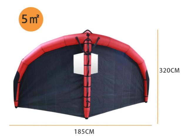 Kite Inflável para Surf Aquático e Esqui na Neve - Aventura ao Ar Livre