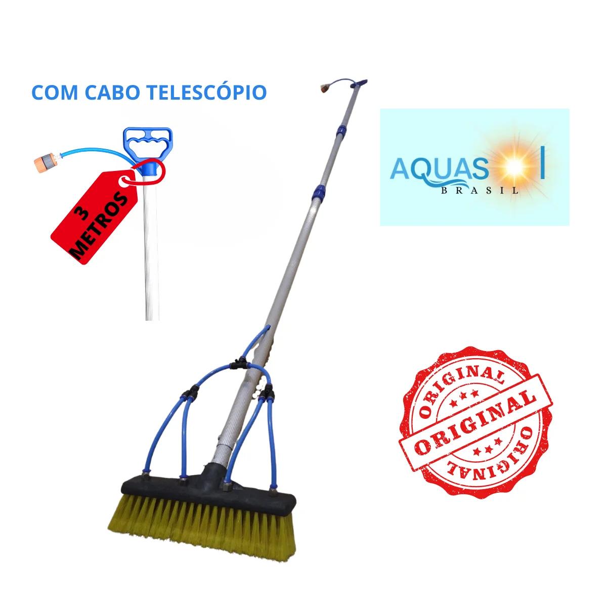 Vassoura Para Limpeza Placa Solar 30cm E Cabo De 3 Metros - Image 1