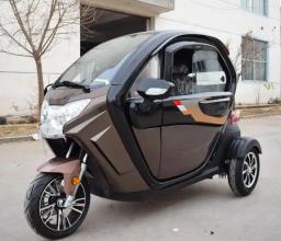 Triciclo elétrico para passageiros, Novo design, Fechado 3 rodas, Triciclo - Image 3