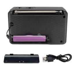 Rádio Retro FM Bluetooth Portátil Entrada Pendrive Recarregável JD30PR - Image 5