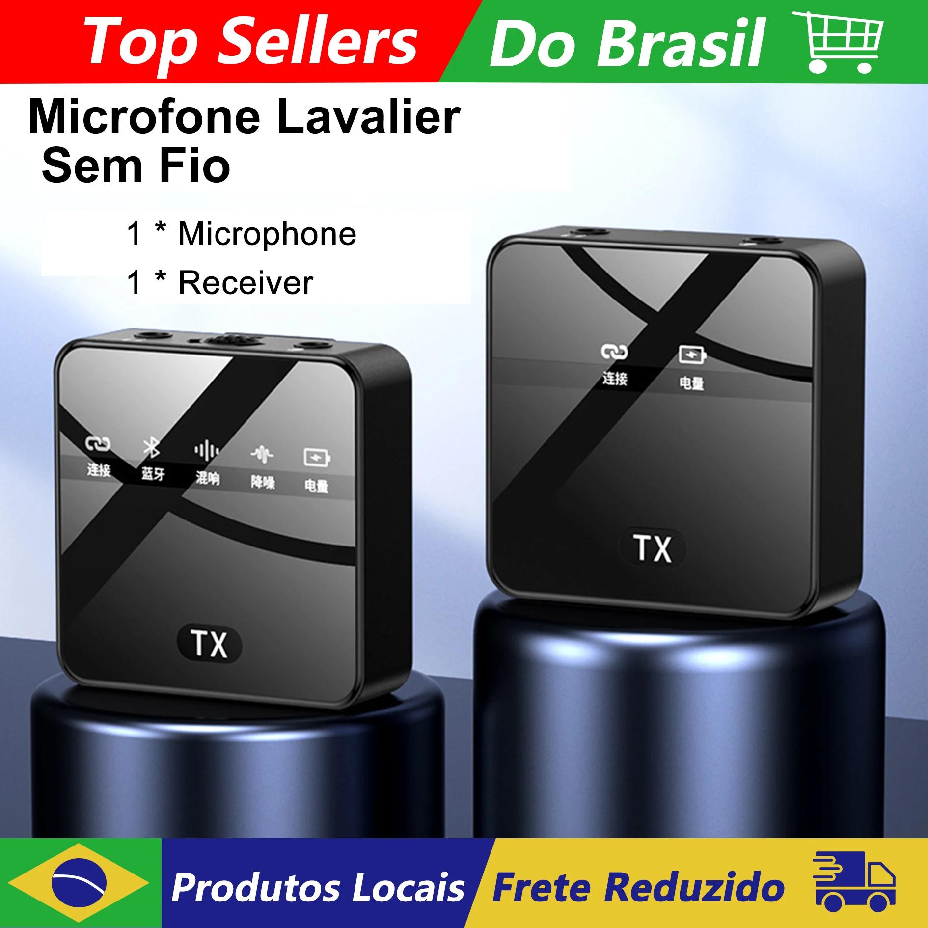 Microfone lapela sem fio portátil com caixa de carregamento, redução de ruído, Mini, áudio, vídeo, gravação, iPhone, Android - Image 1