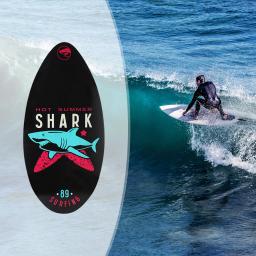 35 Polegada skimboard equipamento praia placa de areia prancha de surf para viagens crianças adolescentes adultos leve durável esporte aquático - Image 4
