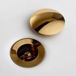 Rolha de resíduos de sifão para pia do banheiro, Botão Pop Up Drain, Plug Drainer, Lavatório, Acessório Faucet, Tubo de lavatório, Black Gold Rose - Image 6