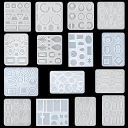 Moldes de resina para brincos, moldes de fundição de joias, pingente de silicone, resina epóxi, para mulheres, brincos, faça você mesmo, materiais de fabricação de jóias - Image 1
