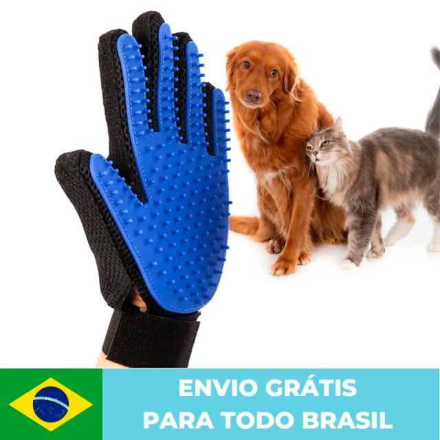 Luva Magnética de Limpeza para Remover Pelos de Cães e Gatos