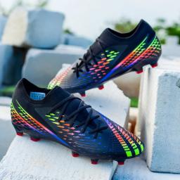 Botas de futebol profissional de treinamento de grama, sapatos de futebol baixos masculinos, chuteiras ultraleves FG TF 2024 - Image 4