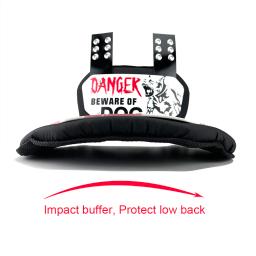 DAWG Futebol Back Plates para Crianças, Juventude Rugby Backplates, Matte Low Back Pads, Protetores de Alto Impacto, Back Flaps - Image 4