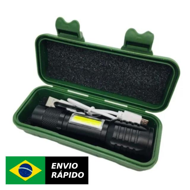 Mini Lanterna Brilhante Multi-função Led Táticas De Campo