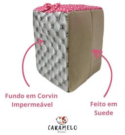 Casinha Pet Iglu 3 em 1: Grande: Caminha para Cachorro e Gato em Suede + Almofada Confortável- no Frio Casa e no Calor Cama - Image 5