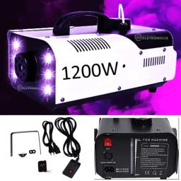 Maquina De Fumaça Profissional 6 Leds Rgb Possui Controle Reservatório 1 Litro LKY91200110 - Image 3