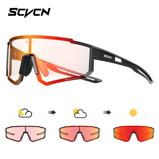 Scvcn Óculos de Sol Esportivos UV400 para Ciclismo e Corrida
