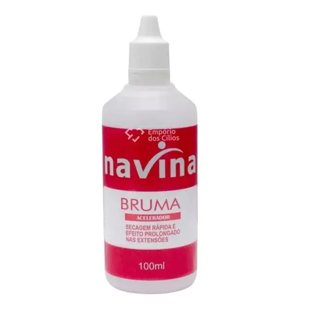 Acelerador de Cola para Extensão de Cílios e Limpador Acqua Clean Navina - Bruma Eficiente
