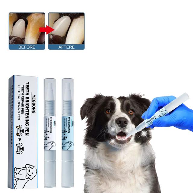 Caneta Removedora De Tártaro Para Animais De Estimação Com Clareamento Dental E Refrescante Para A Respiração, 3ml