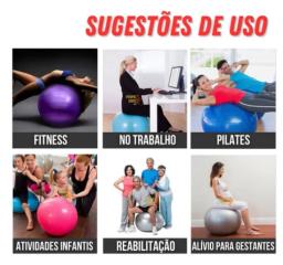 Bola de Ginástica Suíça Yoga Pilates 65cm Bola de Pilates Inflável Anti Estouro - Neverdie Store - Image 3
