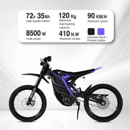 Motocicleta Off-Road Motocicleta Elétrica E-Dirt Bike, 79 Bike Pro, 8500W, 74V, 90 kmph, fonte de fábrica para venda, 2025 - Image 6