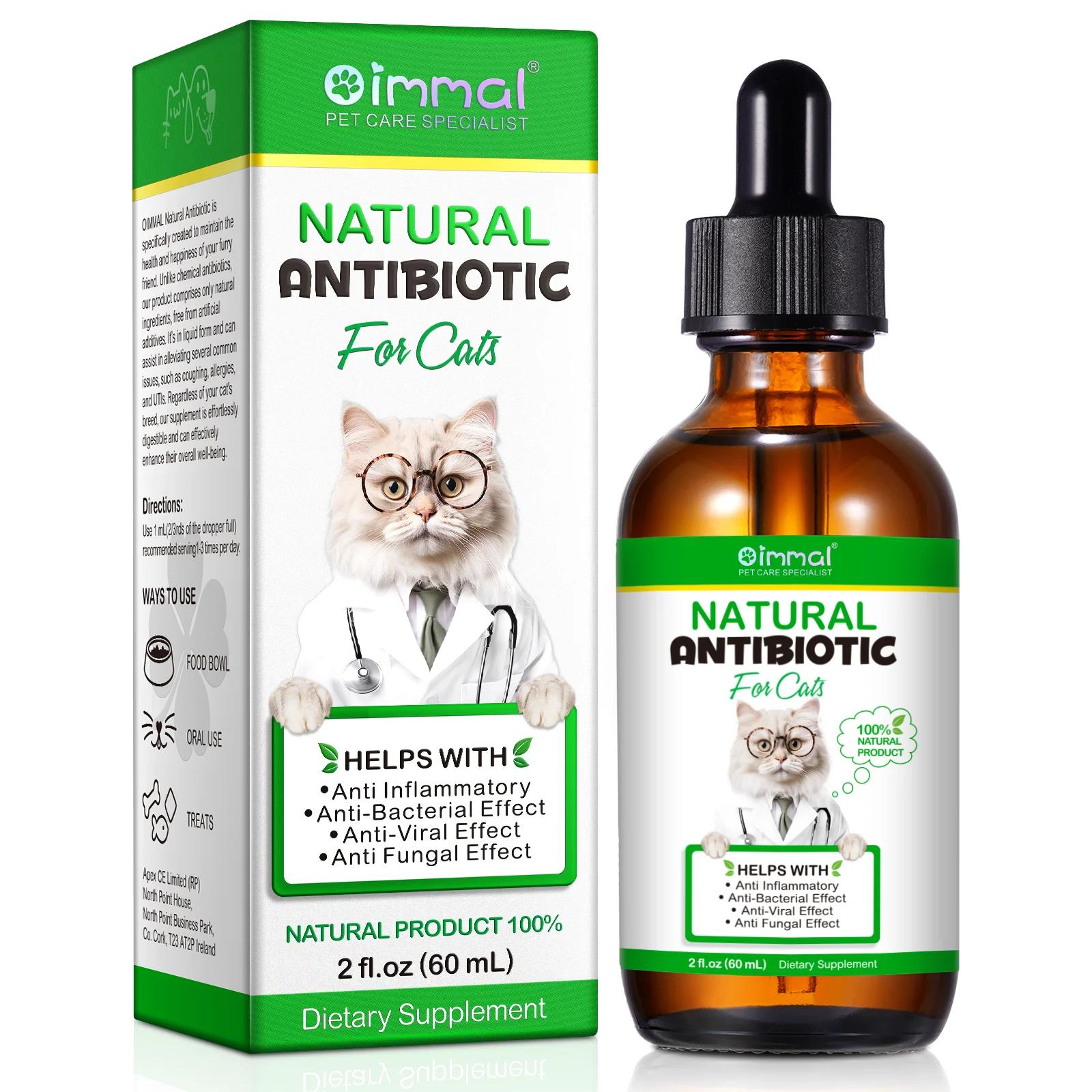 Antibiótico Natural para Gatos, Ajuda com Anti Inflamatório, Efeito Anti-bacteriano, Anti-Viral, Efeito Anti Fungoso, Suplemento - Image 1