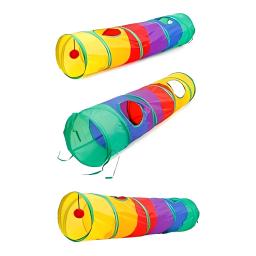Brinquedo Para Pets Túnel Labirinto Para Gatos Colorido Top Divertido - Image 3