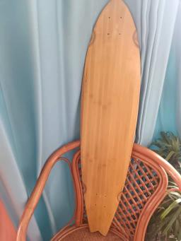 Bambu Surf Skate, Peixe Deck, Tubarão Board, 105*24 centímetros - Image 2