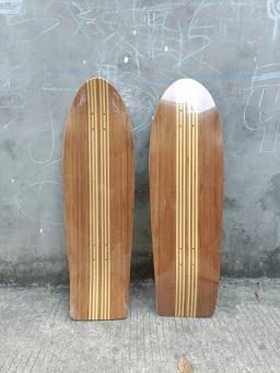 Bamboo Surf Skate Skate Deck, Bordos canandianos, novo design, Smooth 77, Snap Pumping, 32 Polegada, 33 Polegada - Image 1