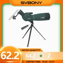 Svbony SV28 PLUS, 25-75x70 Telescópio à Prova d'Água com Tripé - Equipamento para Acampamento, Tiro ao Alvo, Observação de Aves e Astronomia telescópio monocular para celular de alta potência - Image 1